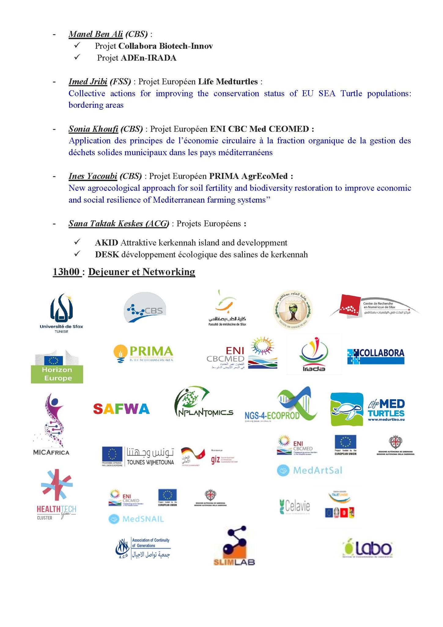 Event: Séminaire scientifique sur les projets de recherche bilatérauxet multilatéraux – Mahres, Sfax